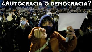 Protestas en China ¿autocracia o democracia [upl. by Cirle]