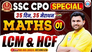 SSC CPO 2024  SSC CPO Maths Marathon LCM amp HCF CPO Maths Previous Year Questions By Rahul Sir [upl. by Darya212]