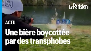 ÉtatsUnis  des conservateurs transphobes appellent au boycott de la bière Bud Light [upl. by Yeldnarb583]