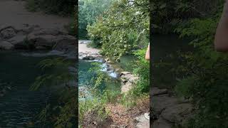 Chickasaw National Recreation AreaTravertine Creek Trail waterfall foresthike trees [upl. by Adnorehs368]