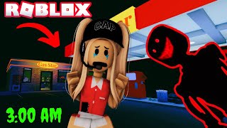 ðŸ˜±NUNCA TRABAJES EN esta GASOLINERA DE BROOKHAVEN a las 3AMðŸ˜­ ROBLOX Valery Rm [upl. by Nhor]