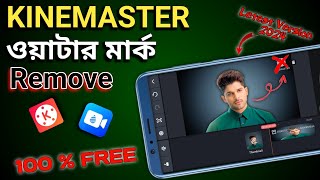 How To Remove Kinemater Watermark 2024  Kinemaster Watermark Ki Vabe Sorabo 2024 [upl. by Ailime925]