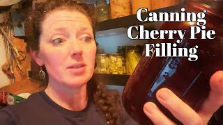 How to Can Cherry Pie Filling  Fresh Homemade Recipe [upl. by Ahusoj332]