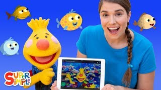 10 Little Fishies  Songs For Kids  Sing Along With Tobee [upl. by Notsud]