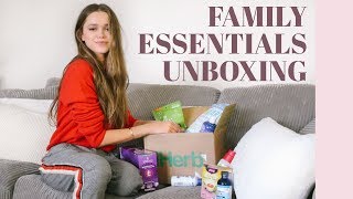 Family Essentials Unboxing with iHerb  Supplements Healthy Snacks [upl. by Dillon]