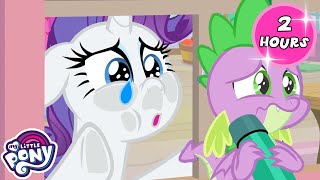 Spike sustituye a Rarity😢🐉  La Magia de la Amistad  My Little Pony en español  2 HORAS [upl. by Nho]