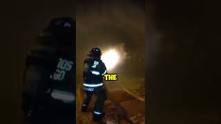 Satisfying Firefighter Uses Water As a Shield 👨‍🚒 [upl. by Yllas]