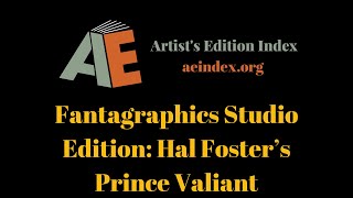 Fantagraphics Studio Edition Hal Foster’s Prince Valiant flip through [upl. by Brookner]