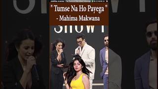 Tumse Na ho payega Kyu bola Director ne  Mahima Makwana  shorts bollywood film showtime actor [upl. by Irrehc300]