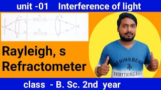 Lec 04 Rayleigh s refractometer  B Sc 2nd year  by pankaj sir [upl. by Sillad]