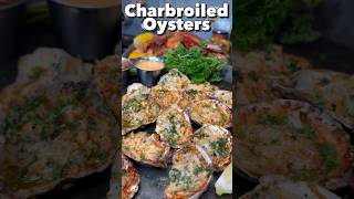 CrabStuff Charbroiled Oysters🔥 charbroiledoysters seafood shorts food [upl. by Oek]