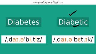 quotAcidocétose diabétiquequot en anglais  Anglais Médical [upl. by Lorre869]