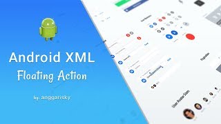 Customize Floating Action Button in Android XML Tutorial [upl. by Rebe]