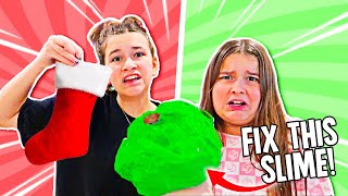 CHRISTMAS STOCKINGS PICK Our SLIME INGREDIENTS  JKREW [upl. by Eilojne]