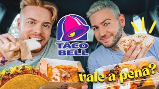 Provámos FAST FOOD da TACO BELL que NUNCA tínhamos experimentado 🌮 [upl. by Babbie304]