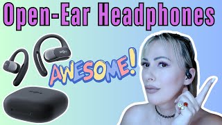 SHOKZ OpenFit Air  OpenEar Headphones Review True Wireless Earbuds Water Resistant [upl. by Aihsaei]