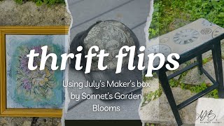 Thrift Flips July Makers Box [upl. by Ynnhoj]