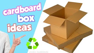 😍 You will love these 15 Ideas to make with cardboard boxes [upl. by Annohsal62]