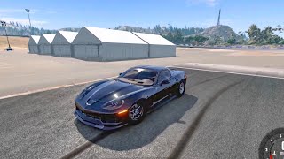 Corvette Vs Mustang Cobra  BeamNG [upl. by Omar]