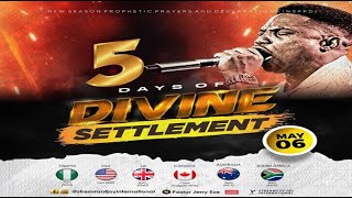 5 DAYS OF DIVINE SETTLEMENT  DAY 1  NSPPD  6TH MAY 2024 [upl. by Ycart162]