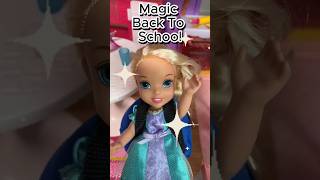 Anna and Elsa Toddlers Back To School Magic Morning Routine  elsaandanna barbie dolls [upl. by Enymsaj559]