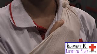 Bandaging 101  Elevation Sling [upl. by Priestley]