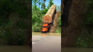 Extreme DANGEROUS Huge Wood Logging Truck part2  Best Of The Week [upl. by Anaigroeg]