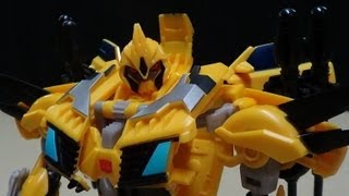 Transformers Prime Beast Hunters Deluxe BUMBLEBEE EmGos Transformers Reviews N Stuff [upl. by Angrist486]