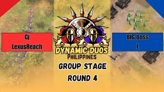 Dynamic Duos Philippines  Group Stage Round 4  Age of Empires 4 [upl. by Krantz695]