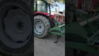 Massey Ferguson ile kazayağına doğru tractor automobile farming agriculture tarım farm [upl. by Harikahs430]