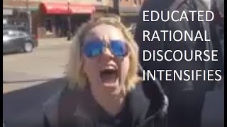 Triggered Feminist Attacks Christian Abortion Protester [upl. by Llerdna]