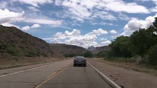 The Drive Into Zion National Park Utah 17 amp 9 Drivelapse [upl. by Lladnew918]