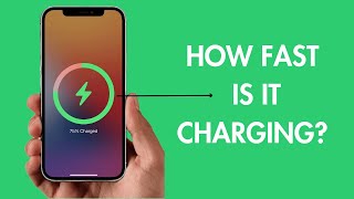 How To Check ACTUAL Charging Speed On iPhone [upl. by Lyrred]