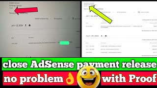 close AdSense payment release start  adx  AdSense  payment release with proof [upl. by Htebezile]