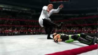 Gangrel hits his finisher in WWE 13 Official [upl. by Aneloc]