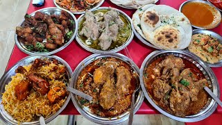 Mughal Hotel Ka Live Tawa Changezi Chicken Karari Khamiri Mughalai Kali Mirch Chicken Biryani Etc [upl. by Ycnay]