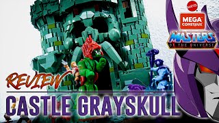 Mega Construx Castle Grayskull Review  Masters Of The Universe  Tim Kays Nerd Crate [upl. by Iaht]