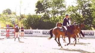 Hickstead 2013In warm up ring [upl. by Ennelram622]