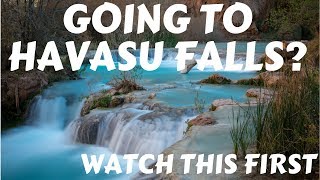 2018 GUIDE TO HAVASU FALLS HIKING TO HAVASUPAI FALLS [upl. by Nwhas]