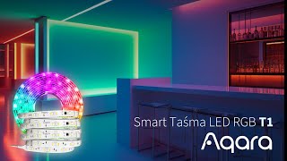 Aqara T1 Taśma LED RGB Zigbee HomeKit [upl. by Raine511]