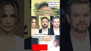 Matt Damon Sick Of Ben Affleck Drama  Bradley Cooper  Matt Damon  Ben Affleck  Jennifer Lopez [upl. by Warde]