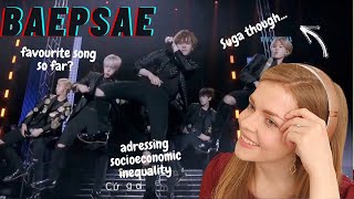 THOSE LYRICS BTS 방탄소년단 Baepsae Silver Spoon  Live Performance Reaction and Lyrics Discussion [upl. by Nwahsud]