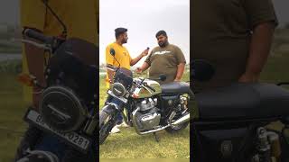 CONTINENTAL GT650 PART31 royalenfield gt650 review shorts youtubeshorts ytshorts viral [upl. by Can]