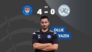 PostMatch Interview Actonians LFC Manager Ollie Yazdi on 40 Derby Victory vs QPR [upl. by Nnor894]