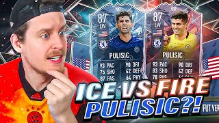 FIRE or ICE PULISIC 87 VERSUS Pulisic Player Review FIFA 22 Ultimate Team [upl. by Hylton]