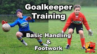 Goalkeeper Training  U10U12  SeriousGoalkeepingnet [upl. by Anirtac]