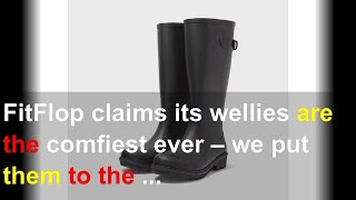 FitFlop claims its wellies are the comfiest ever – we put them to the test [upl. by Gnuy167]