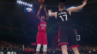 NBA LIVE 19 Toronto Raptors vs New Orleans Pelicans CPU vs CPU – NBA LIVE 19 [upl. by Herby]