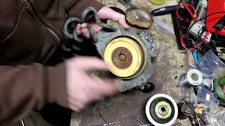 Wells table feed motor off milling machine repair attempt stuttering erratic feed [upl. by Ginger]