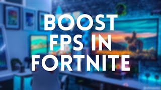 Easy Tip To Boost FPS In Fortnite🖥 [upl. by Jepum69]